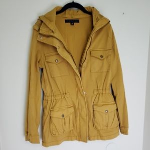 Tinsel mustard yellow jacket